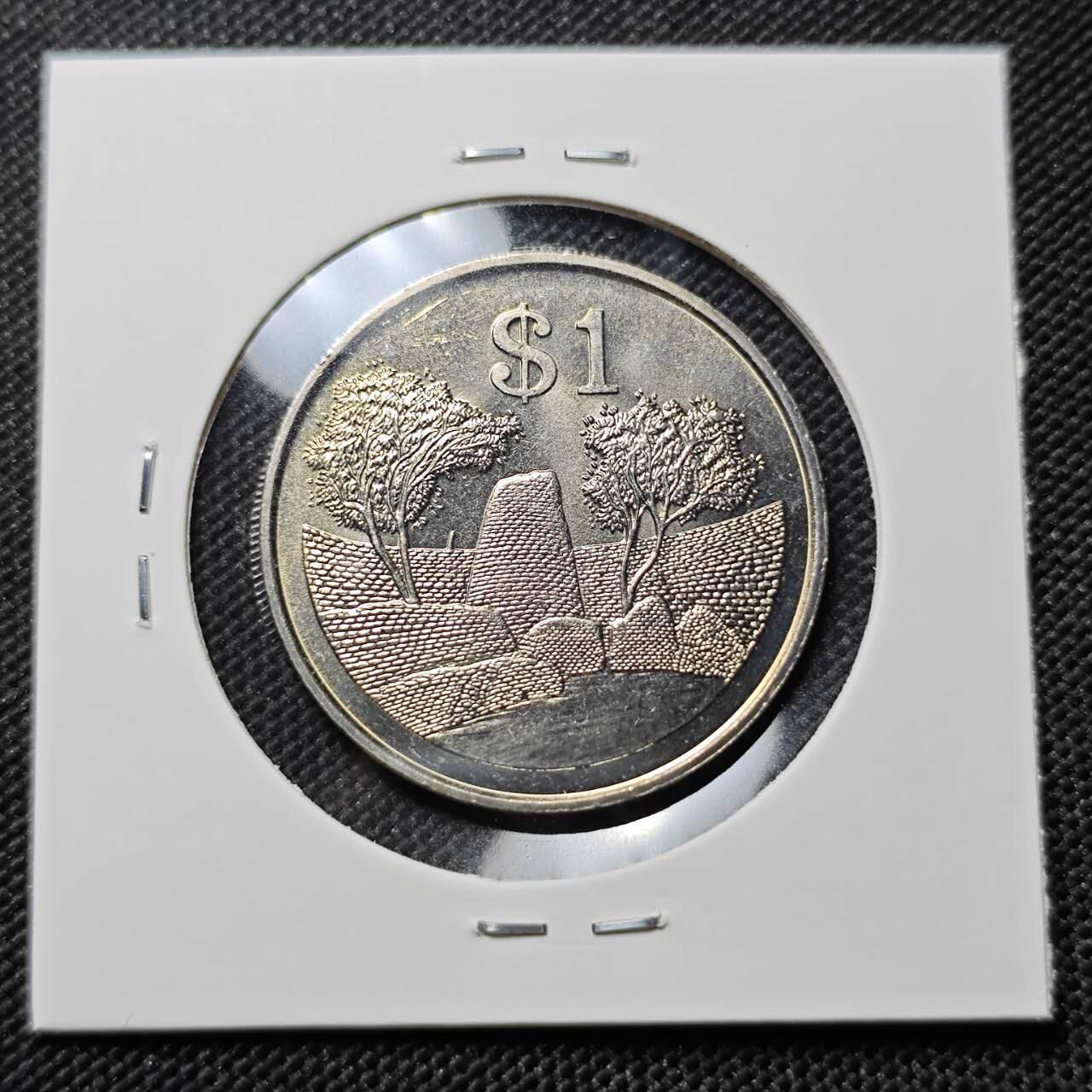 KK钱币收藏小铺  第387期  2月预留时间 周末发货  1980津巴布韦1元