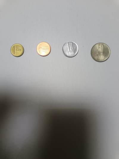 【20260108】非全新纸币和硬币第322场 - 罗马尼亚4枚硬币