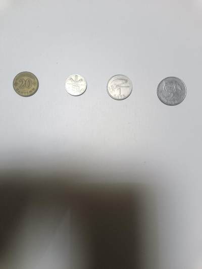 【20260108】非全新纸币和硬币第322场 - 拉脱维亚早期4枚硬币