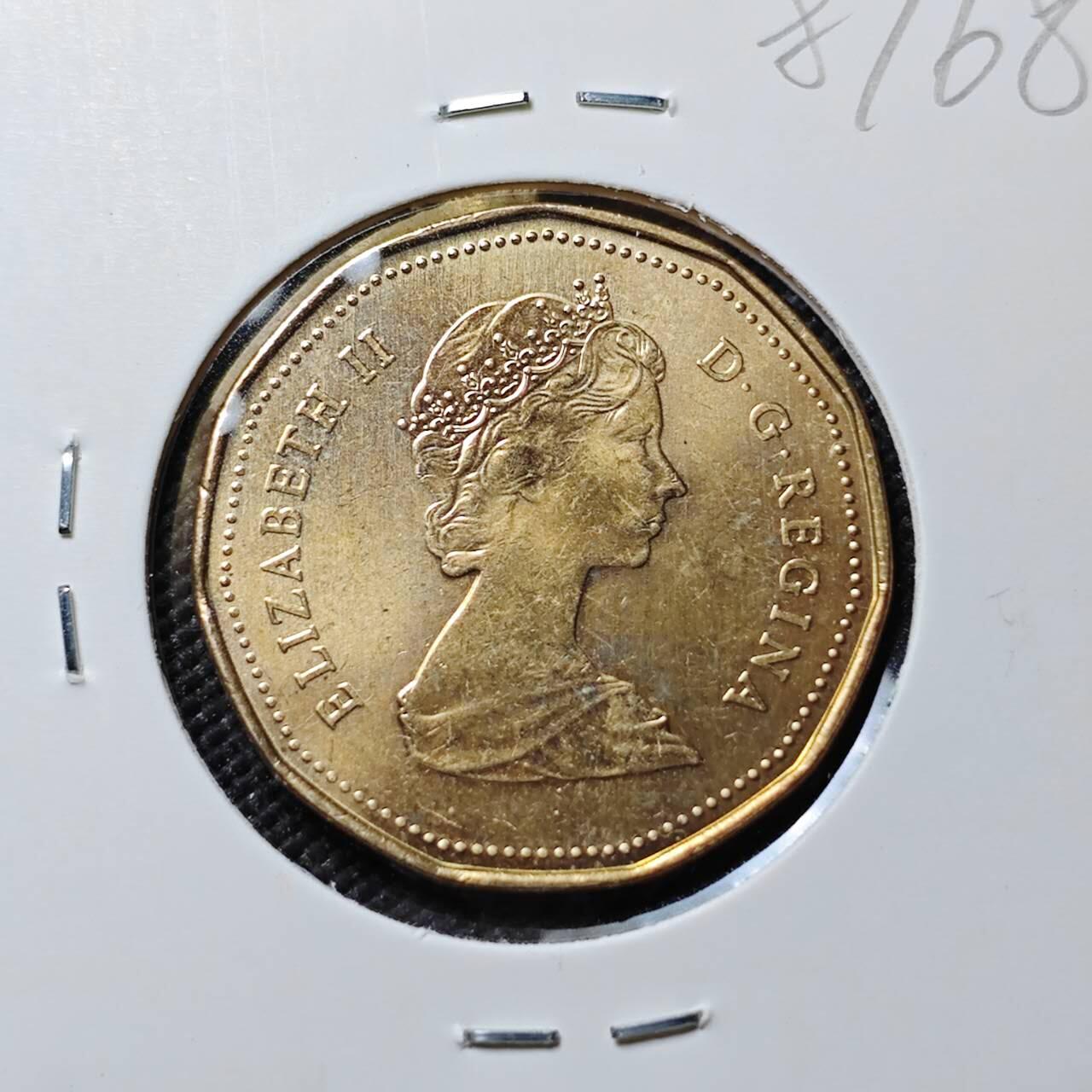 KK钱币收藏小铺  第387期  2月预留时间 周末发货  加拿大1元 好品