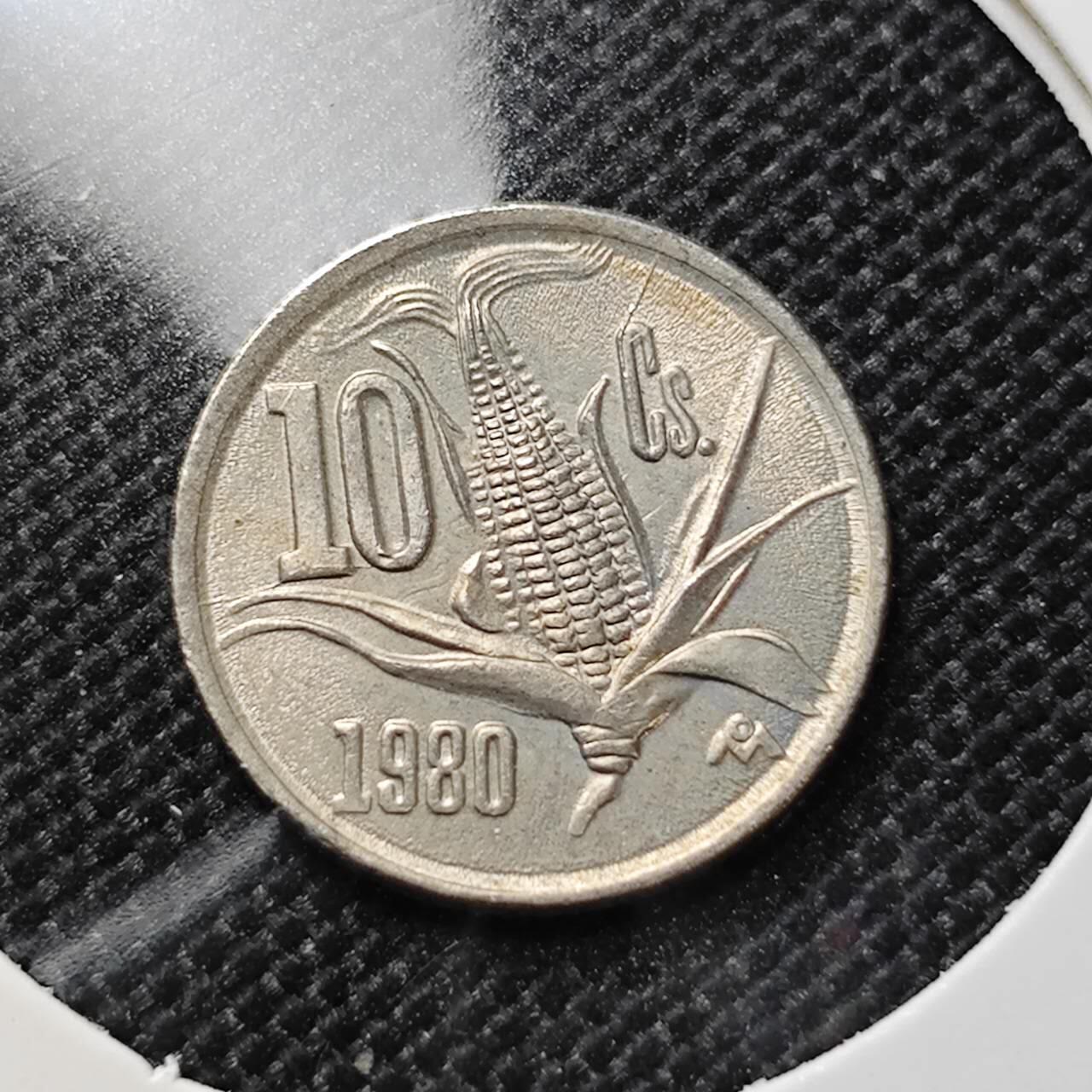 KK钱币收藏小铺  第387期  2月预留时间 周末发货  墨西哥10分玉米 好品