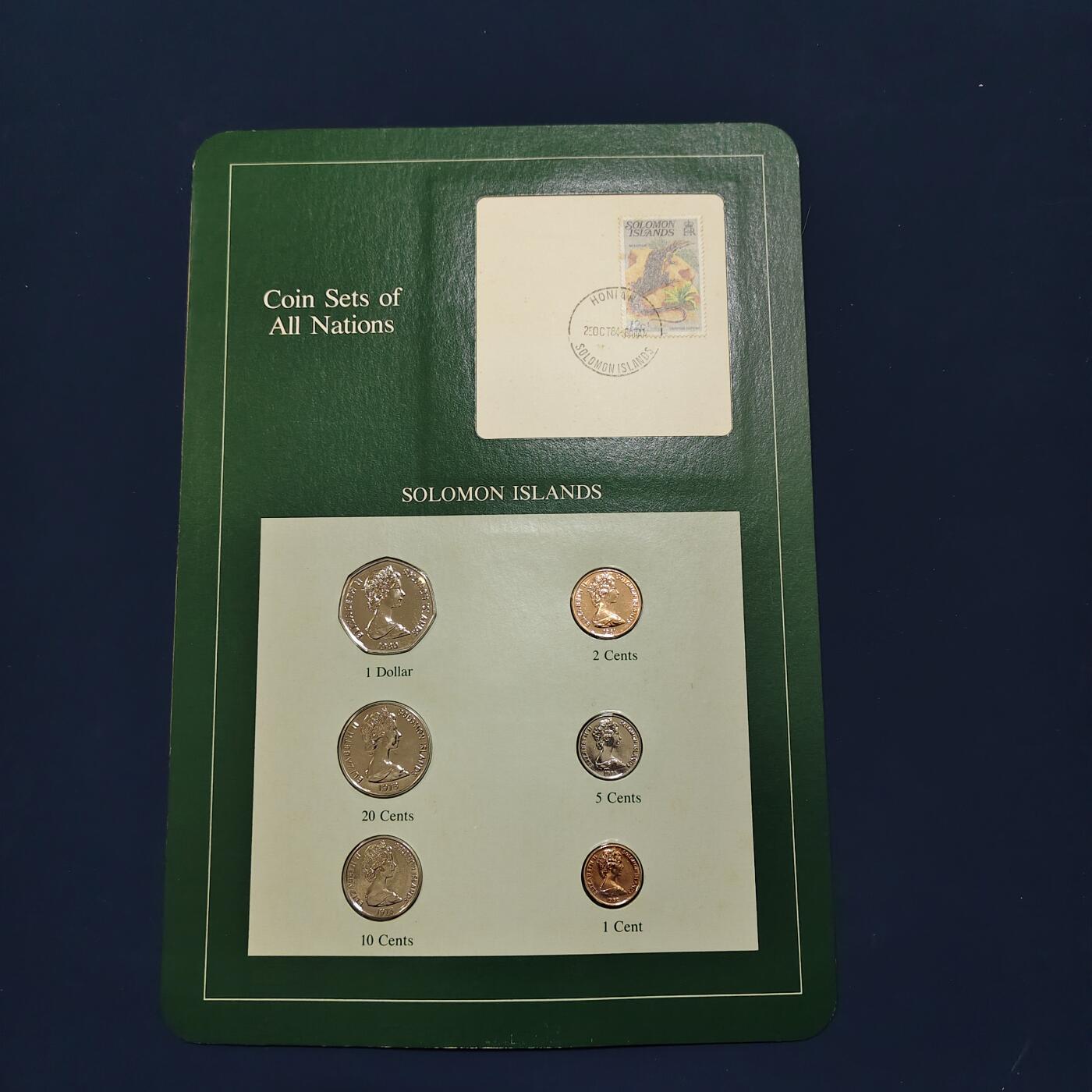 【全场包邮】纯粹捡漏拍492场【封装套币专场】-注意佣金 【富兰克林·世界各国硬币系列邮币卡】所罗门群岛