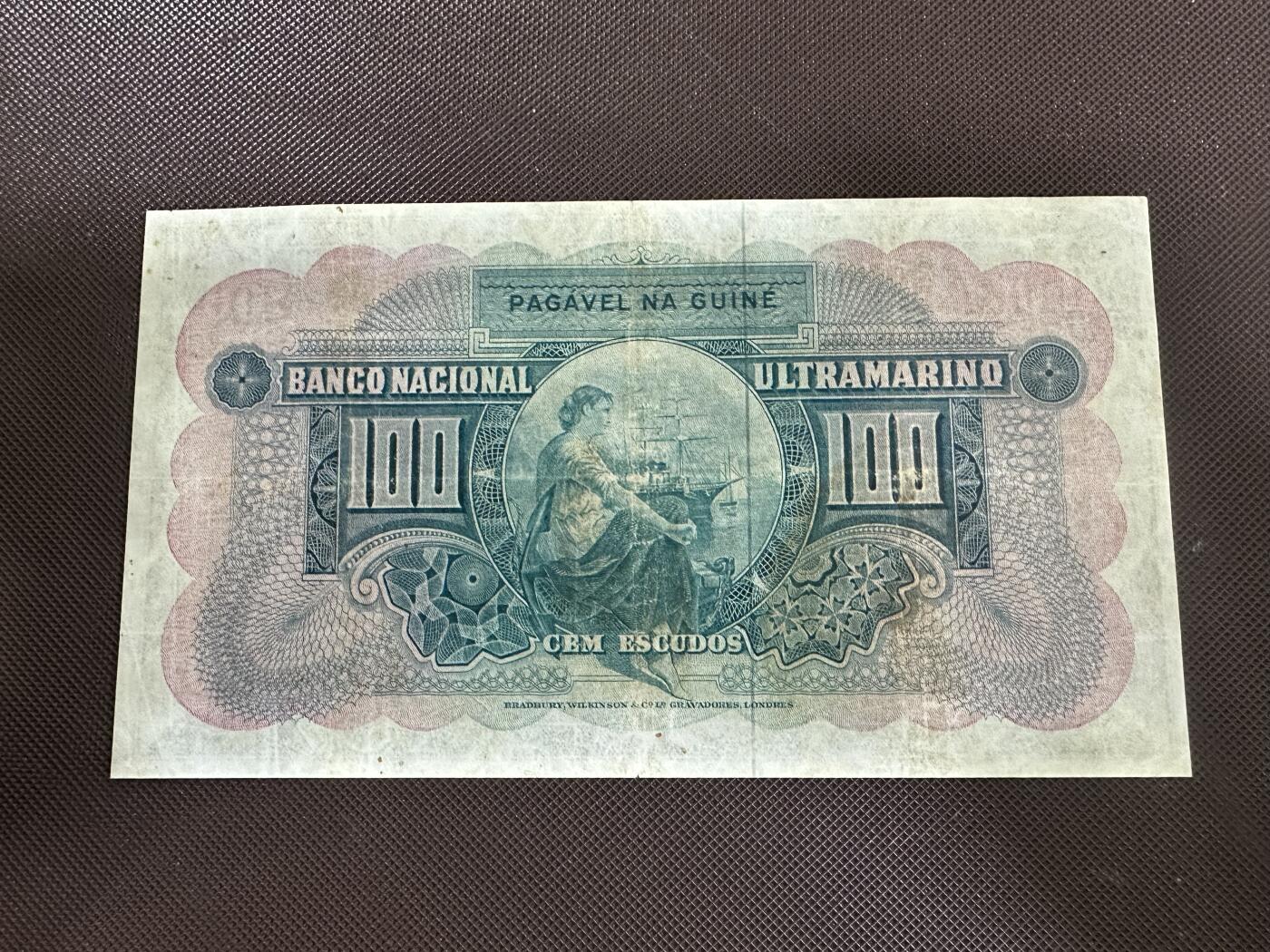 喜羊羊钱币收藏2025第12期(流通品相场) 	葡属几内亚	P-41a 1964年100埃斯库多		品相如图				C517369			