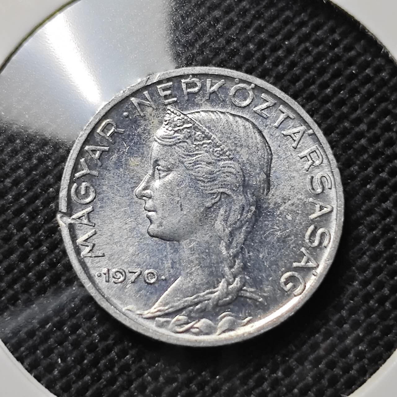 KK钱币收藏小铺  第387期  2月预留时间 周末发货  1970匈牙利5福林