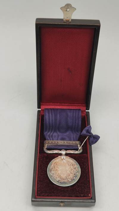 褒章 纯银纪念章 古董奖章 - 褒章 纯银纪念章 古董奖章