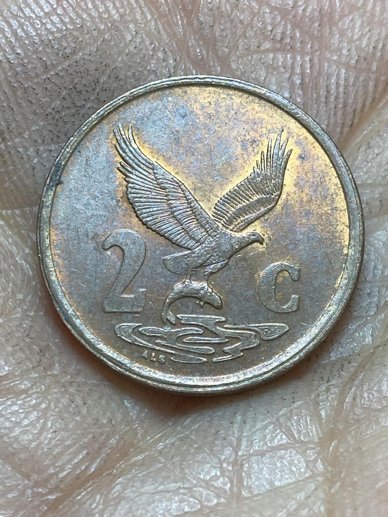 2026年第四场(总第一百七十三场）外国好品散币场(免佣金) 南非🇿🇦2000年2分(独立后第九套流通硬币，关门年)