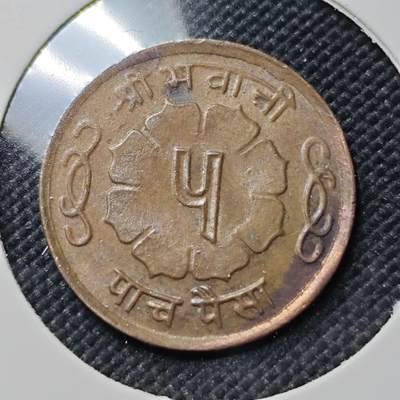 KK钱币收藏小铺  第386期  2月预留时间 周末发货 -  尼泊尔铜币
