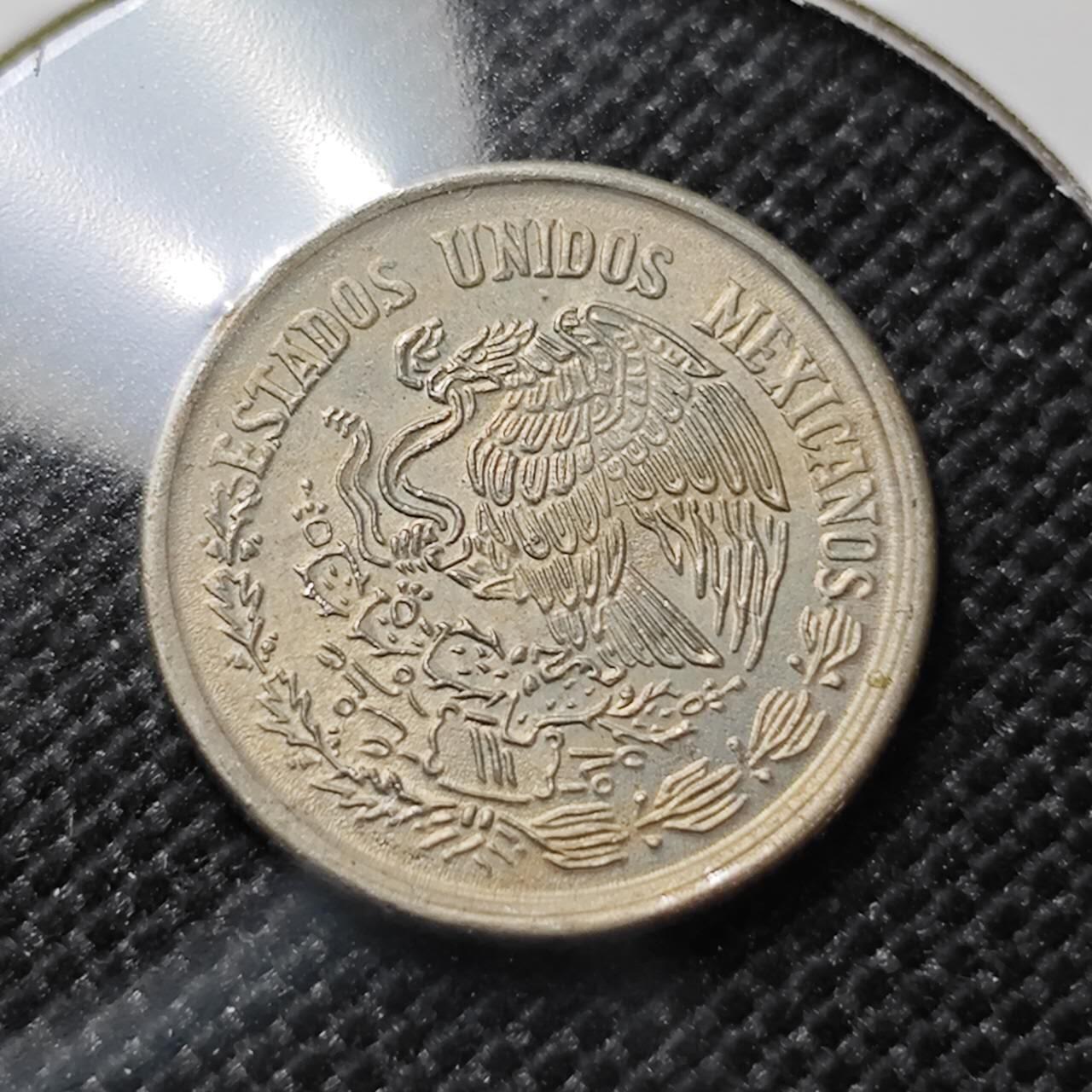 KK钱币收藏小铺  第387期  2月预留时间 周末发货  墨西哥10分玉米 好品