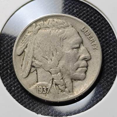 KK钱币收藏小铺  第386期  2月预留时间 周末发货 -  1937美国5分镍币