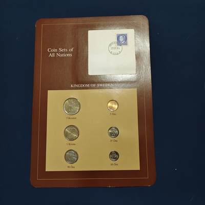 【全场包邮】纯粹捡漏拍492场【封装套币专场】-注意佣金 - 【富兰克林·世界各国硬币系列邮币卡】瑞典王国