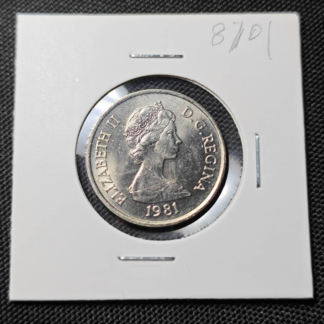 KK钱币收藏小铺  第387期  2月预留时间 周末发货  英属特克斯和凯特斯1/4克朗