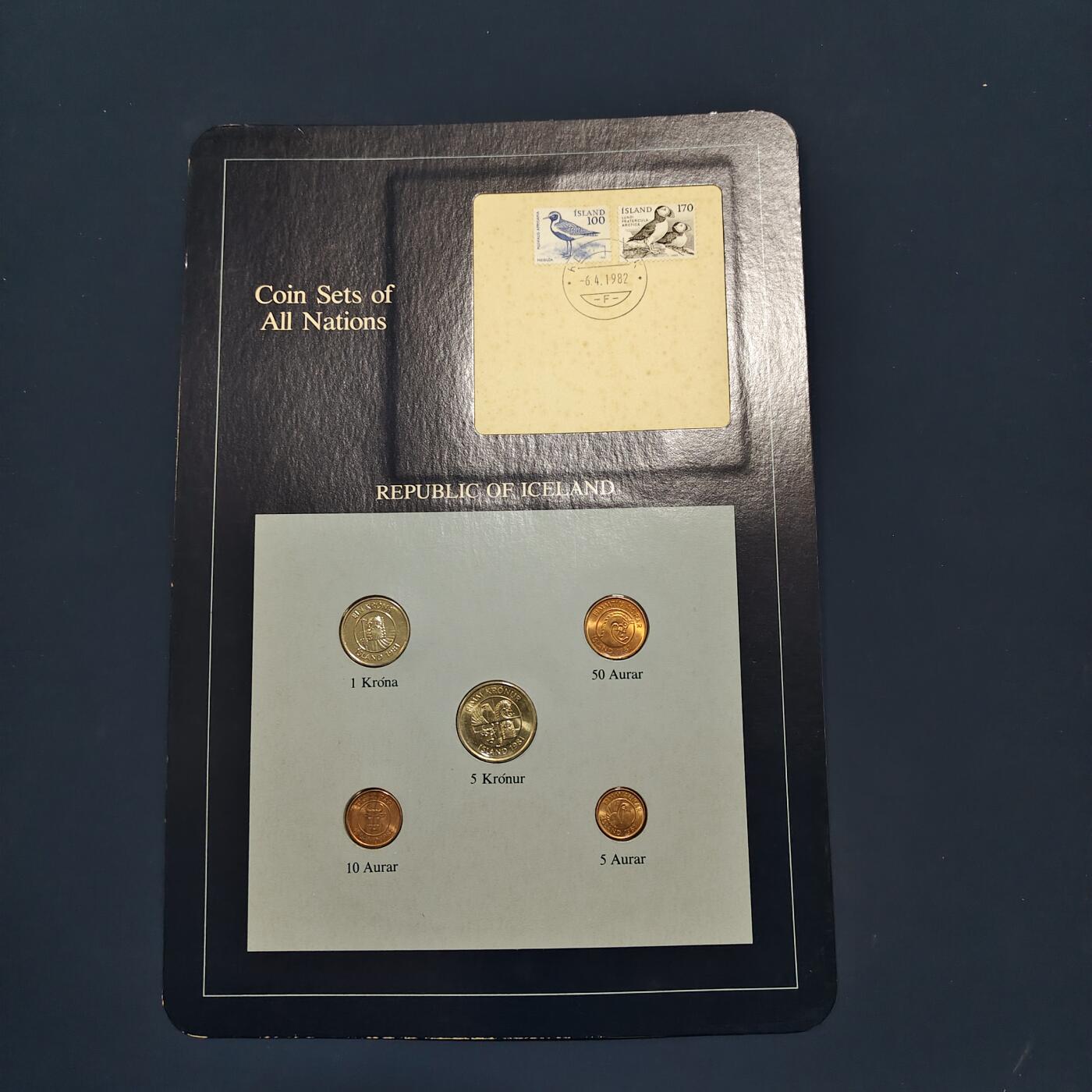【全场包邮】纯粹捡漏拍492场【封装套币专场】-注意佣金 【富兰克林·世界各国硬币系列邮币卡】冰岛共和国