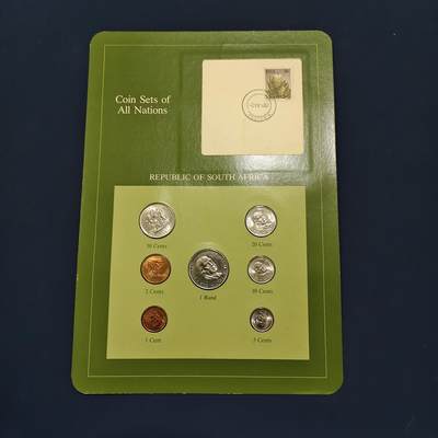 【全场包邮】纯粹捡漏拍492场【封装套币专场】-注意佣金 - 【富兰克林·世界各国硬币系列邮币卡】南非共和国