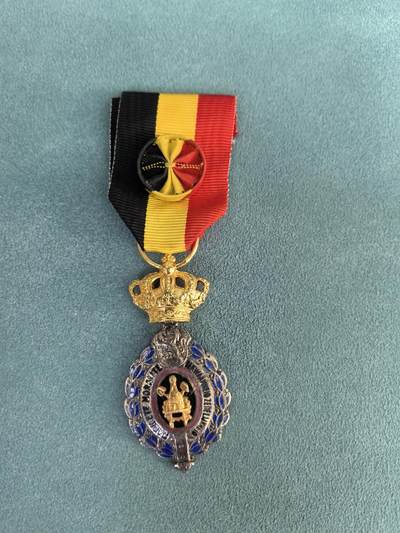 盛世勋华——号角文化勋章邮票专场拍卖第297期 - 比利时一级劳动功勋奖章 银制