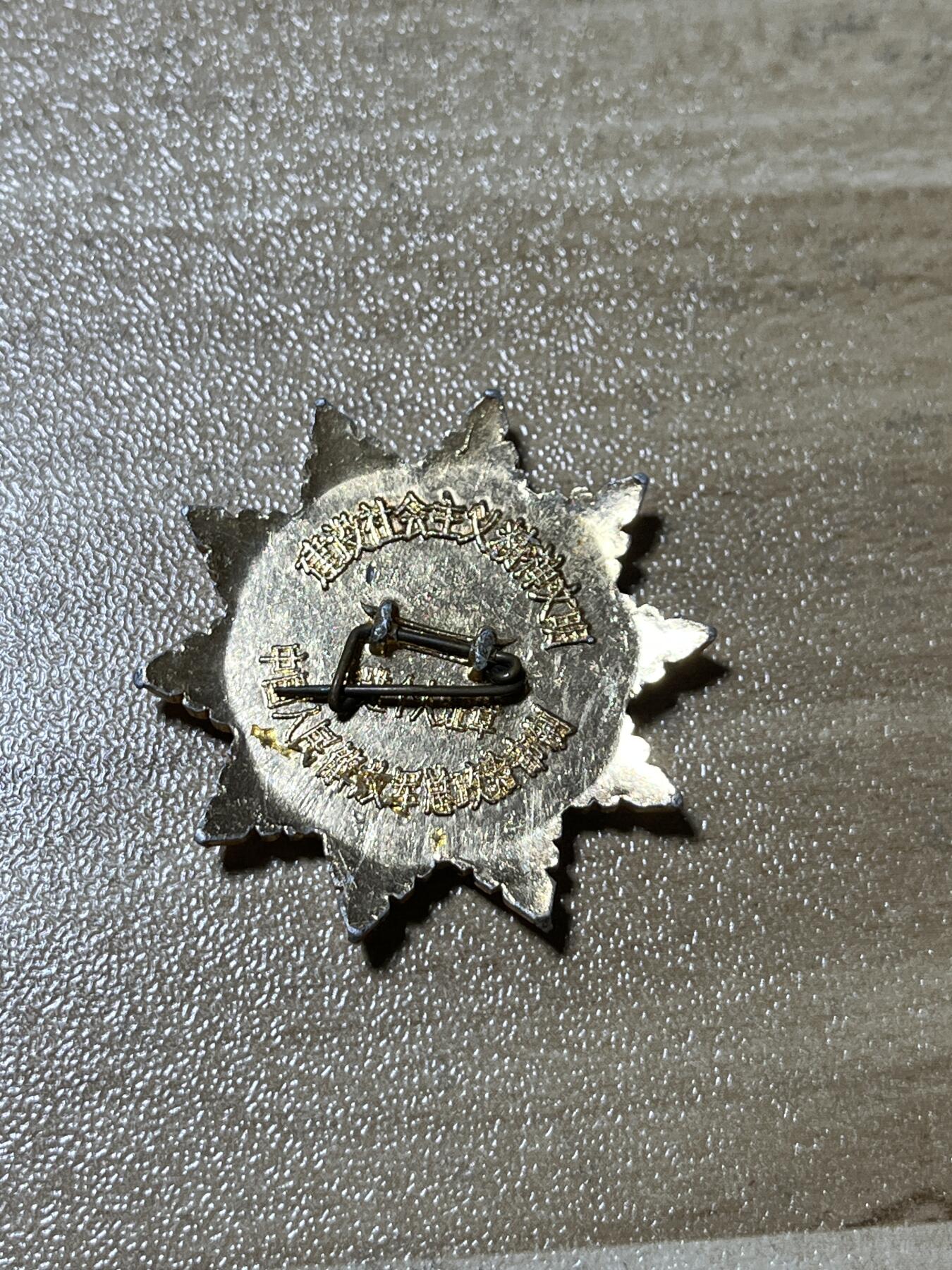 杂七杂八老徽章快拍专场 建设社会主义先进个人纪念章