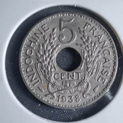 沼泽如烟--第954场 - 法属印度支那1938年五分