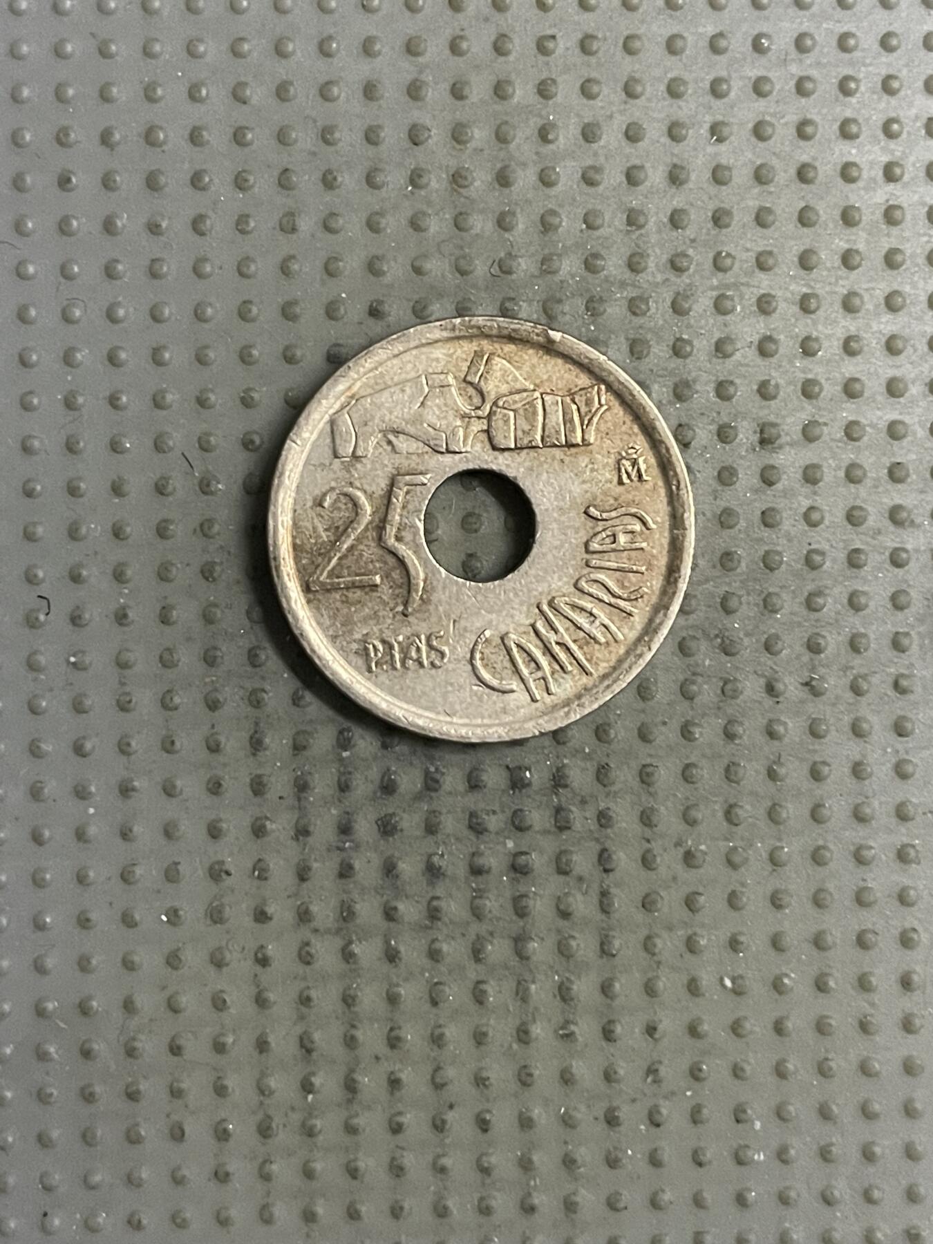 2026年第2场各国散币拍卖（总第152场） 西班牙1994年加那利群岛25比赛塔纪念币