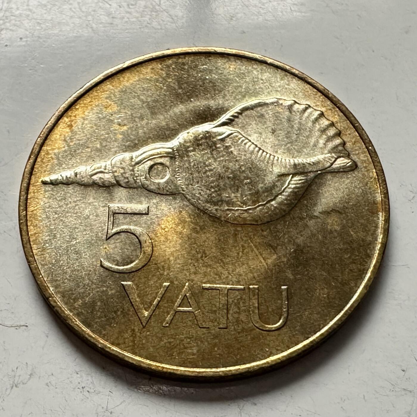 🌹外币初藏🌹🐯2026年第3场  每周二四六晚8️⃣点 接代拍 瓦努阿图1983年5瓦图