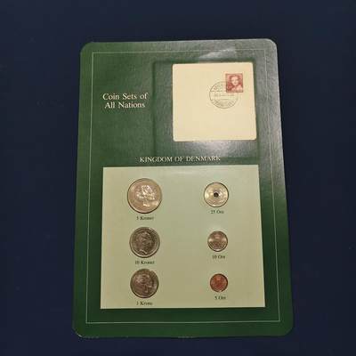 【全场包邮】纯粹捡漏拍492场【封装套币专场】-注意佣金 - 【富兰克林·世界各国硬币系列邮币卡】丹麦王国