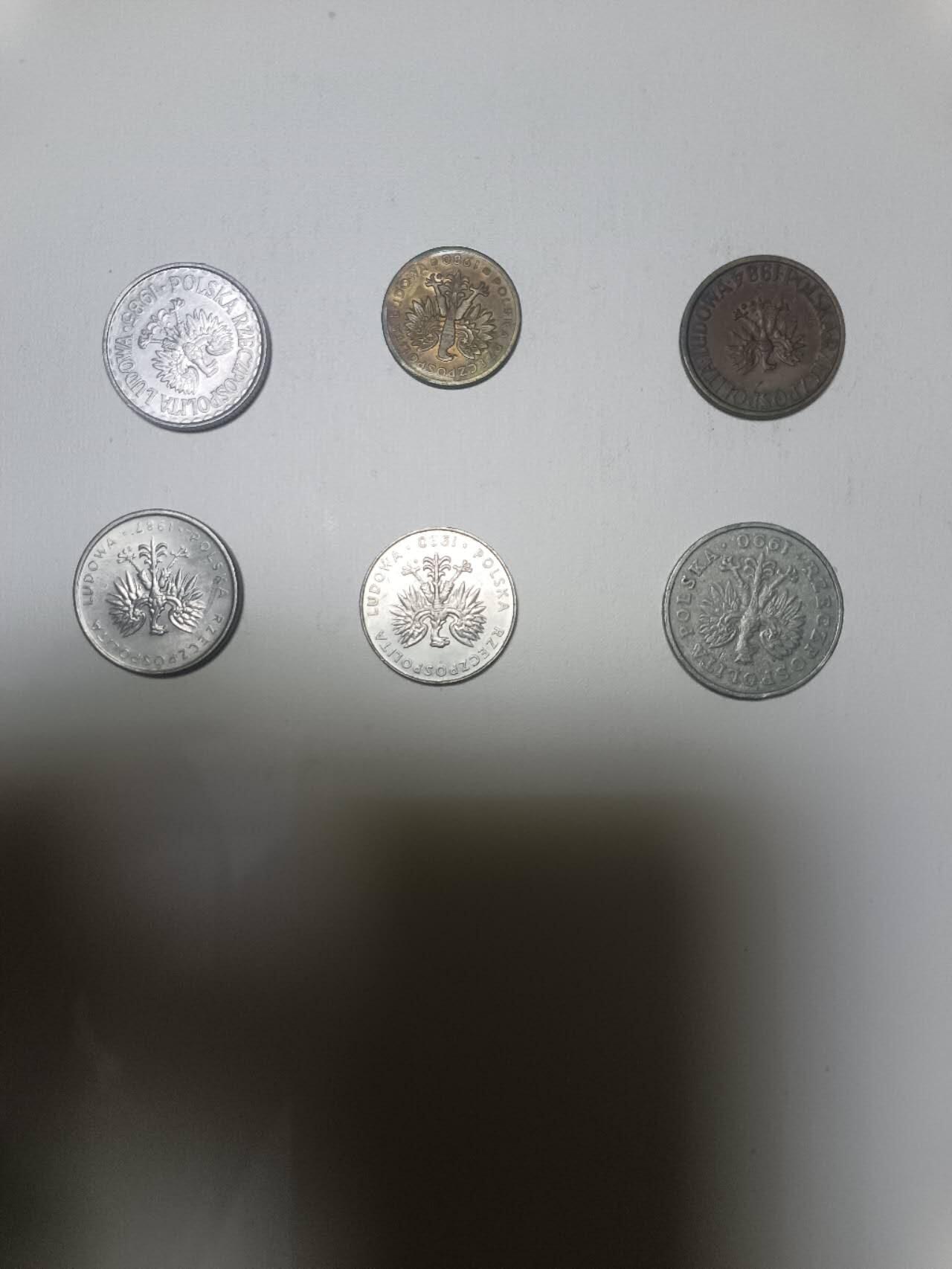 【20260108】非全新纸币和硬币第322场 波兰6枚硬币小全套