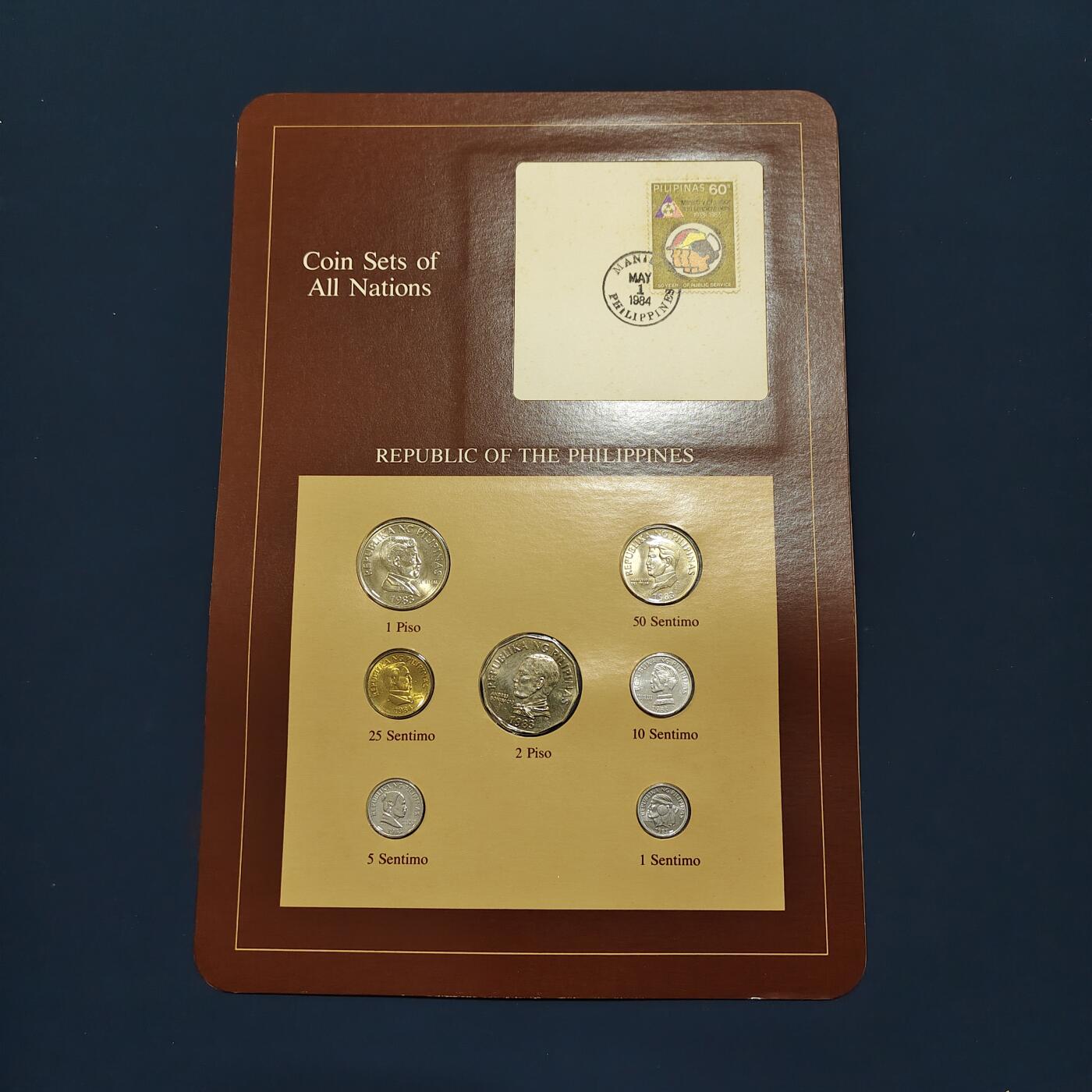 【全场包邮】纯粹捡漏拍492场【封装套币专场】-注意佣金 【富兰克林·世界各国硬币系列邮币卡】菲律宾共和国