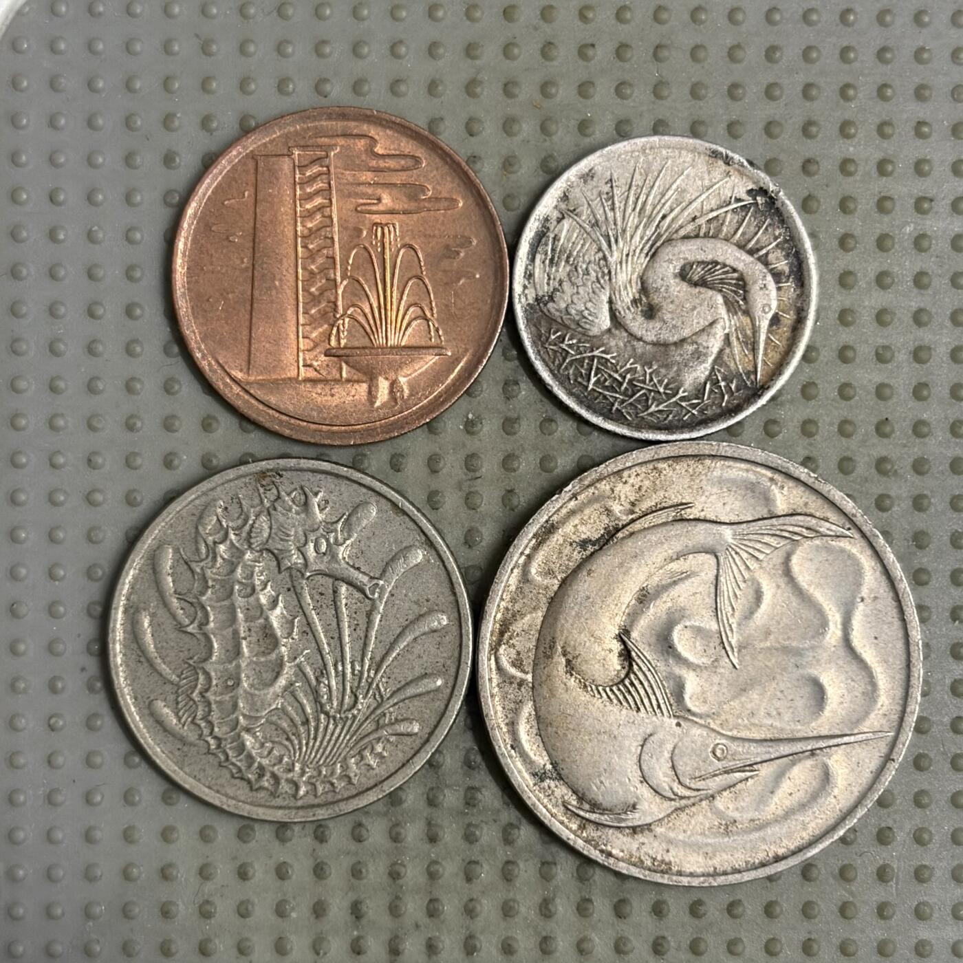 新加坡4枚- 大山钱币- 大山钱币- 麦稀奇