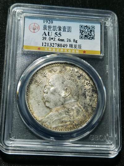 天下钱庄专场欢迎参拍 - 公博评级AU55九年精发大头