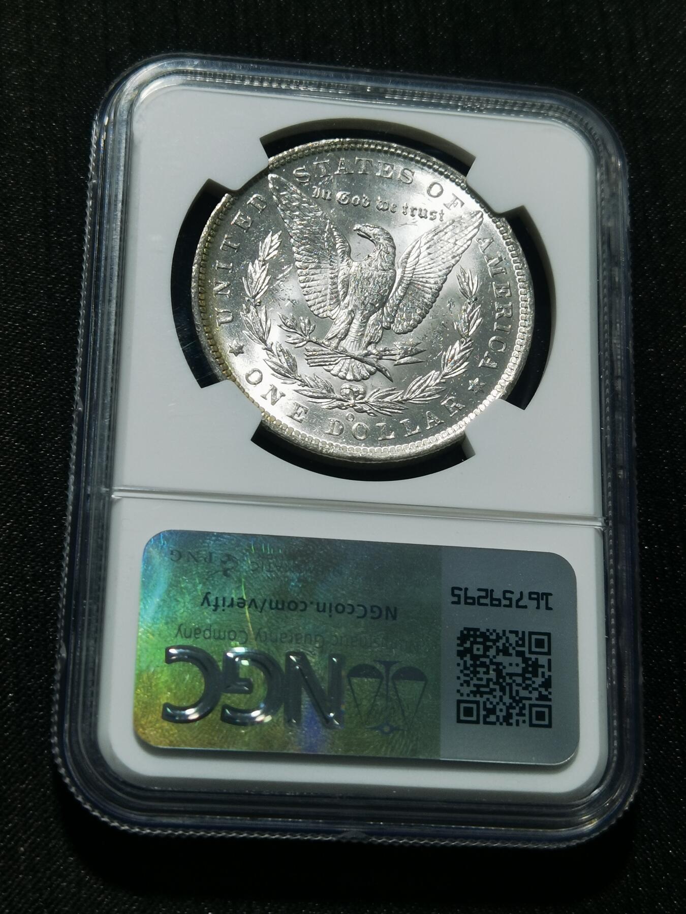 天下钱庄专场欢迎参拍 NGC MS62 1885美国摩根一美元银币