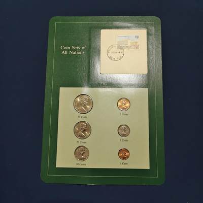 【全场包邮】纯粹捡漏拍492场【封装套币专场】-注意佣金 - 【富兰克林·世界各国硬币系列邮币卡】斐济共和国