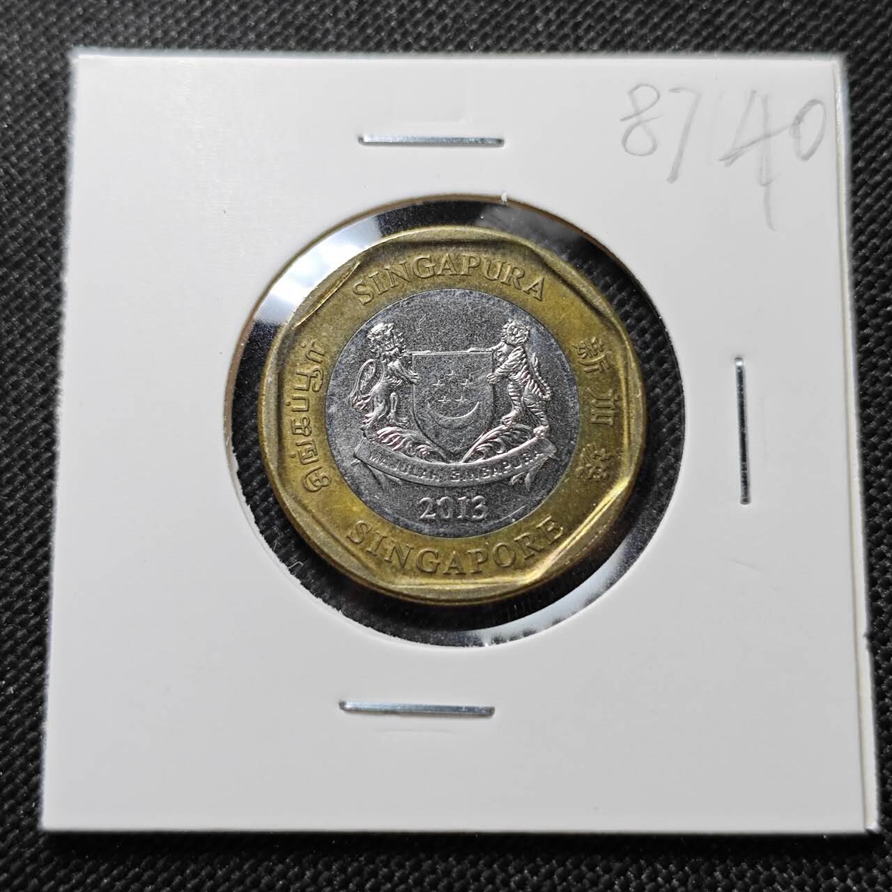 KK钱币收藏小铺  第387期  2月预留时间 周末发货  新加坡1元