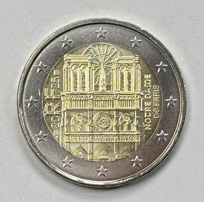 S&S Numismatic世界钱币-拍卖 第122期  - 法国2025年 巴黎圣母院 2欧元双色纪念币
