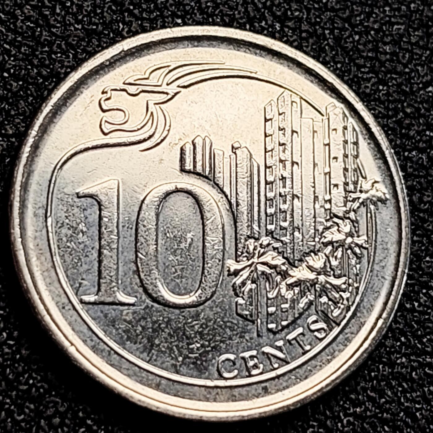 泉币菌-第164场-新年第七场 精品福利场  新加坡10分建筑18.5mm