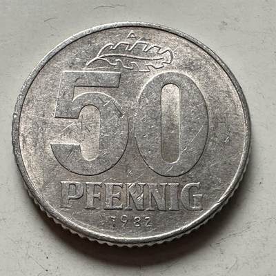 🌹外币初藏🌹🐯2026年第3场  每周二四六晚8️⃣点 接代拍 - 东德1982年50芬尼