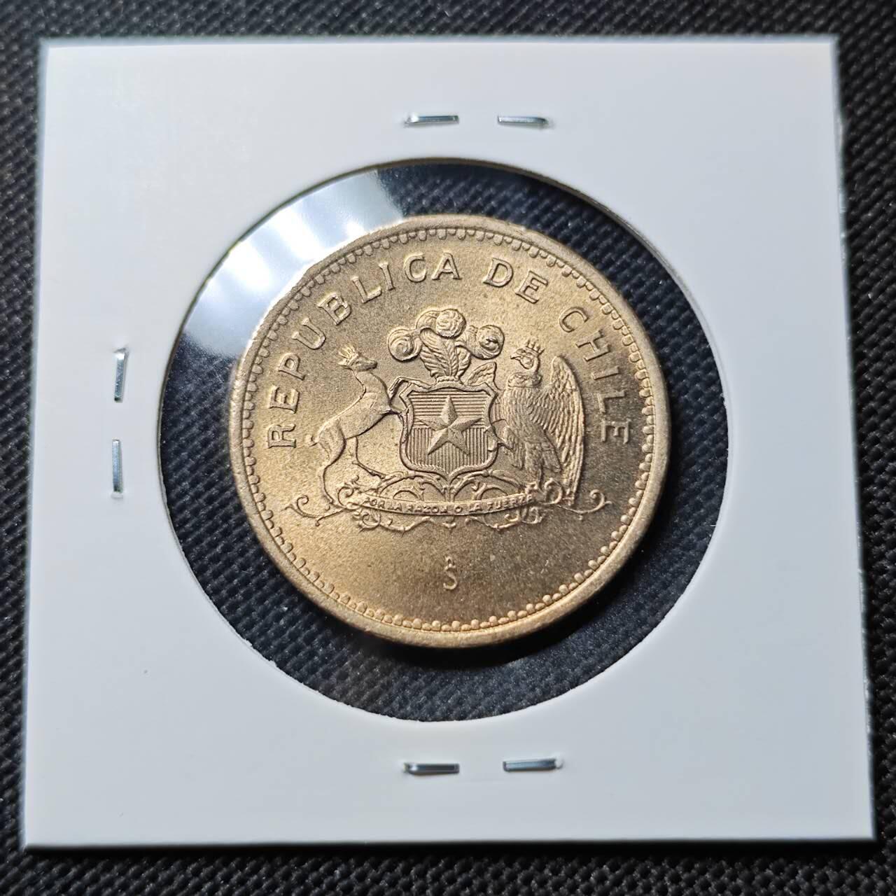 KK钱币收藏小铺  第387期  2月预留时间 周末发货 1986智利100比索 