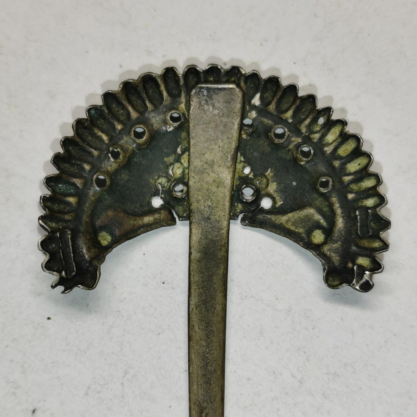 杂件专场93期 清代老银发簪