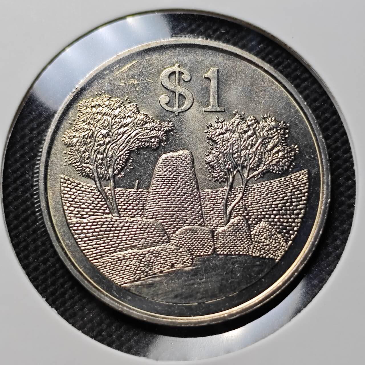 KK钱币收藏小铺  第387期  2月预留时间 周末发货  1980津巴布韦1元