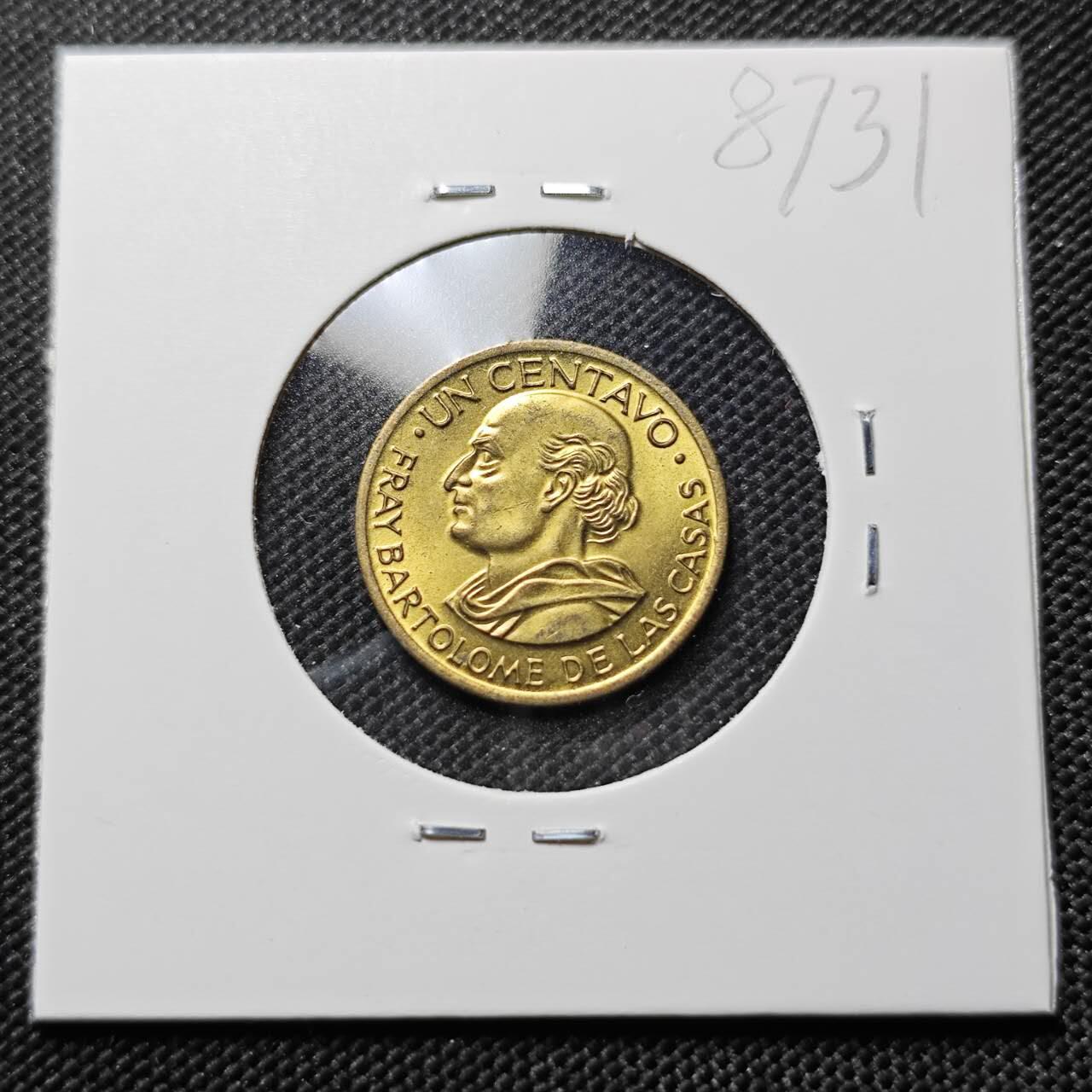 KK钱币收藏小铺  第387期  2月预留时间 周末发货  1970危地马拉1分铜币 好品