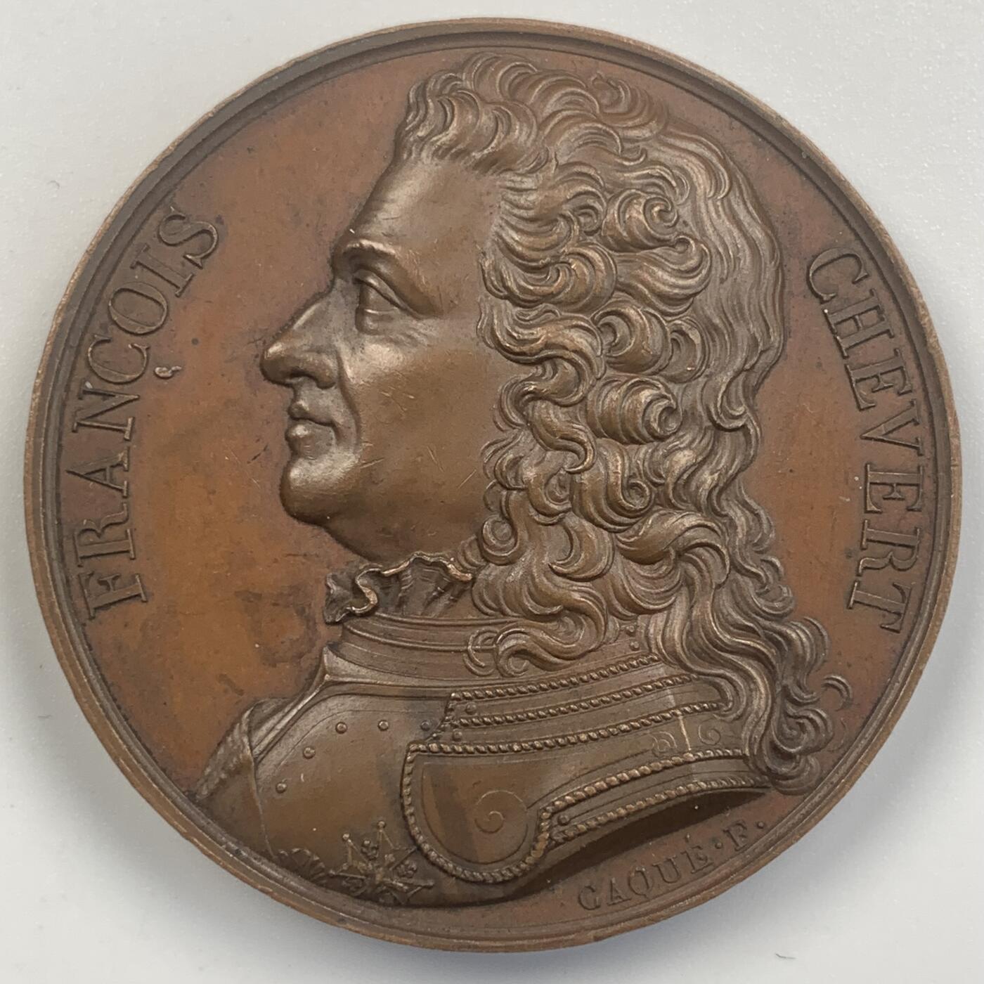 掌中浮雕-藏着的欧洲第048场 1821年法国历史人物铜章，41mm