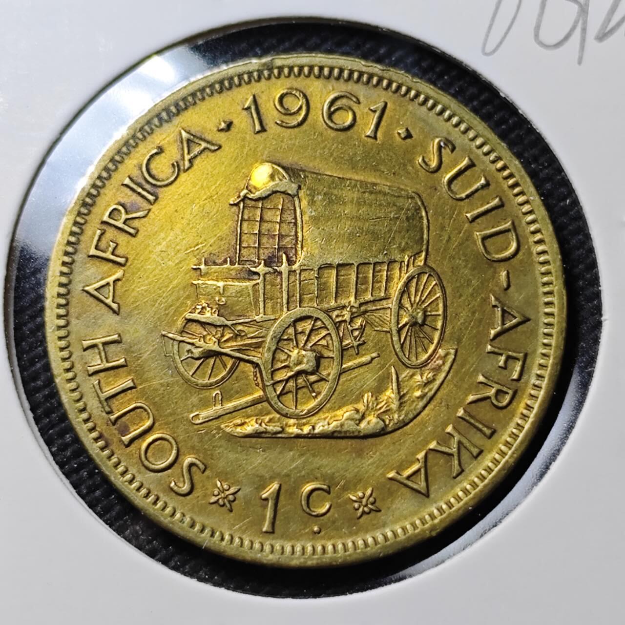 KK钱币收藏小铺  第386期  2月预留时间 周末发货  南非1分铜币