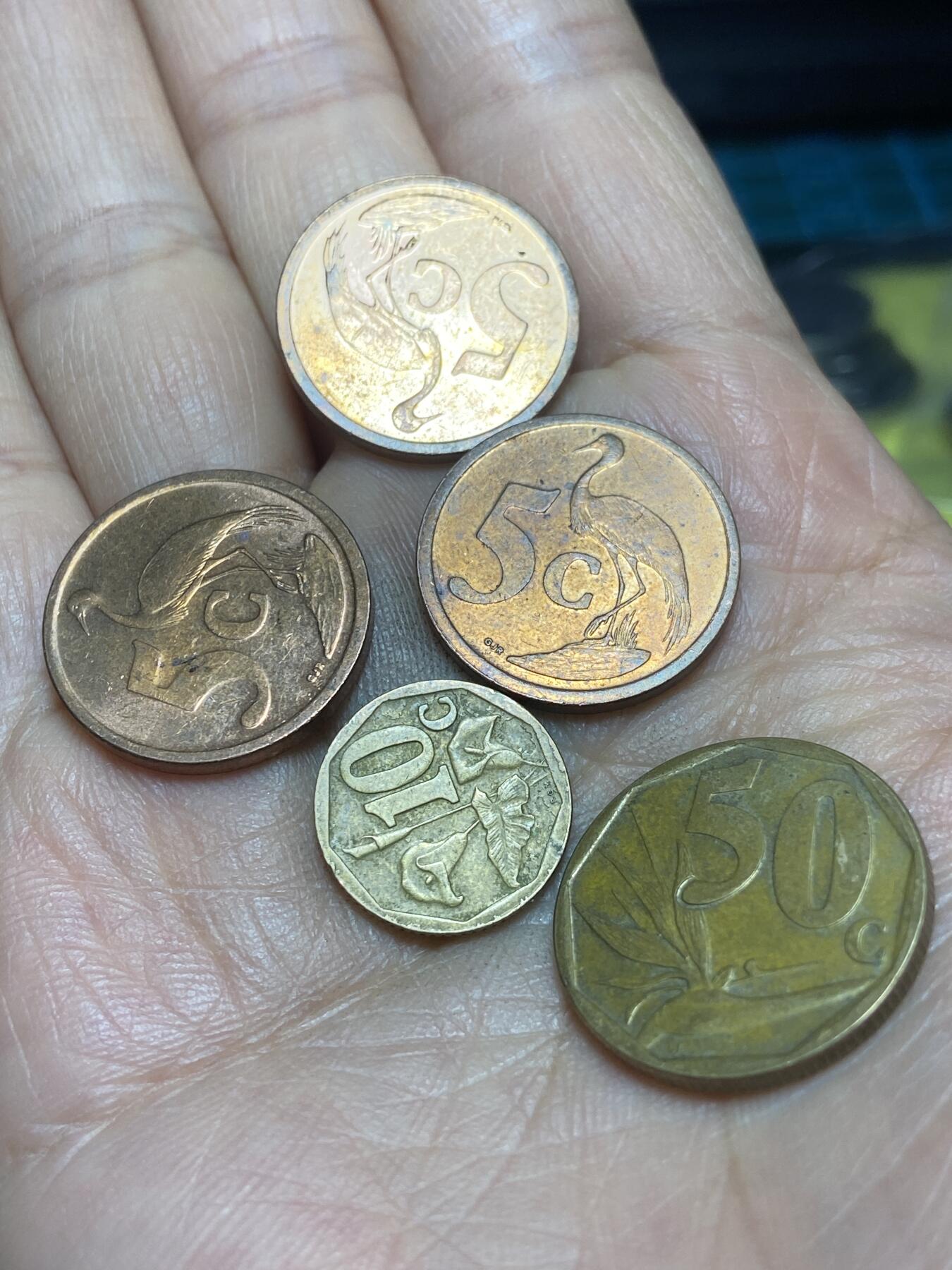 2026年第四场(总第一百七十三场）外国好品散币场(免佣金) 南非🇿🇦5枚：2004年06年10年5分，2006年50分，2003年10分