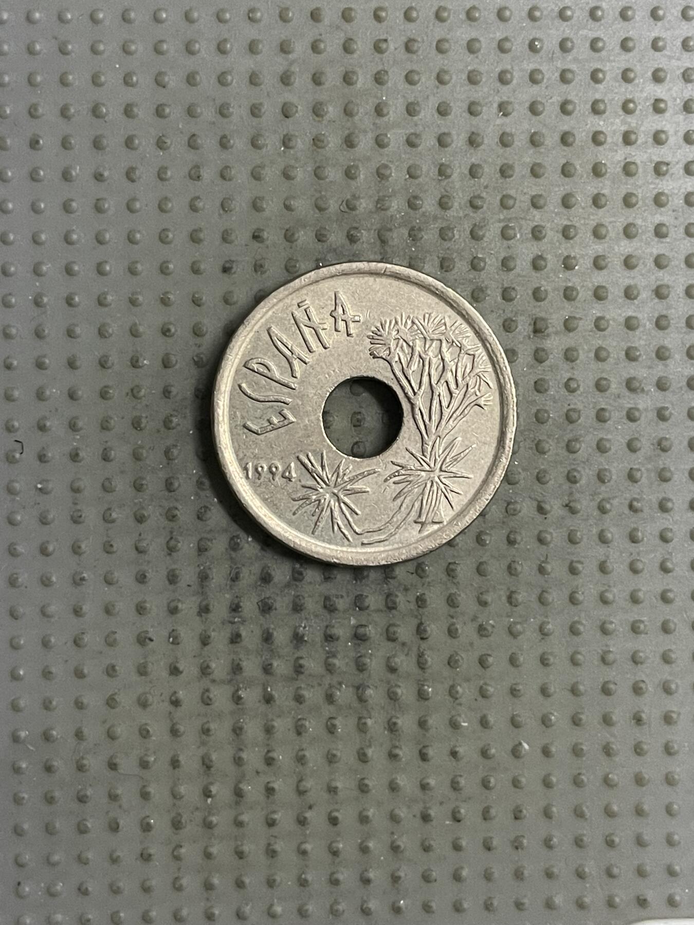 2026年第2场各国散币拍卖（总第152场） 西班牙1994年加那利群岛25比赛塔纪念币