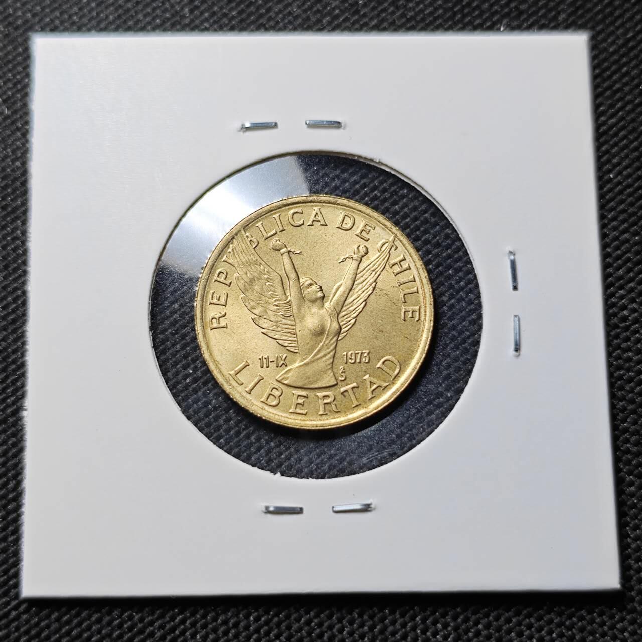 KK钱币收藏小铺  第387期  2月预留时间 周末发货 1987智利10比索 好品