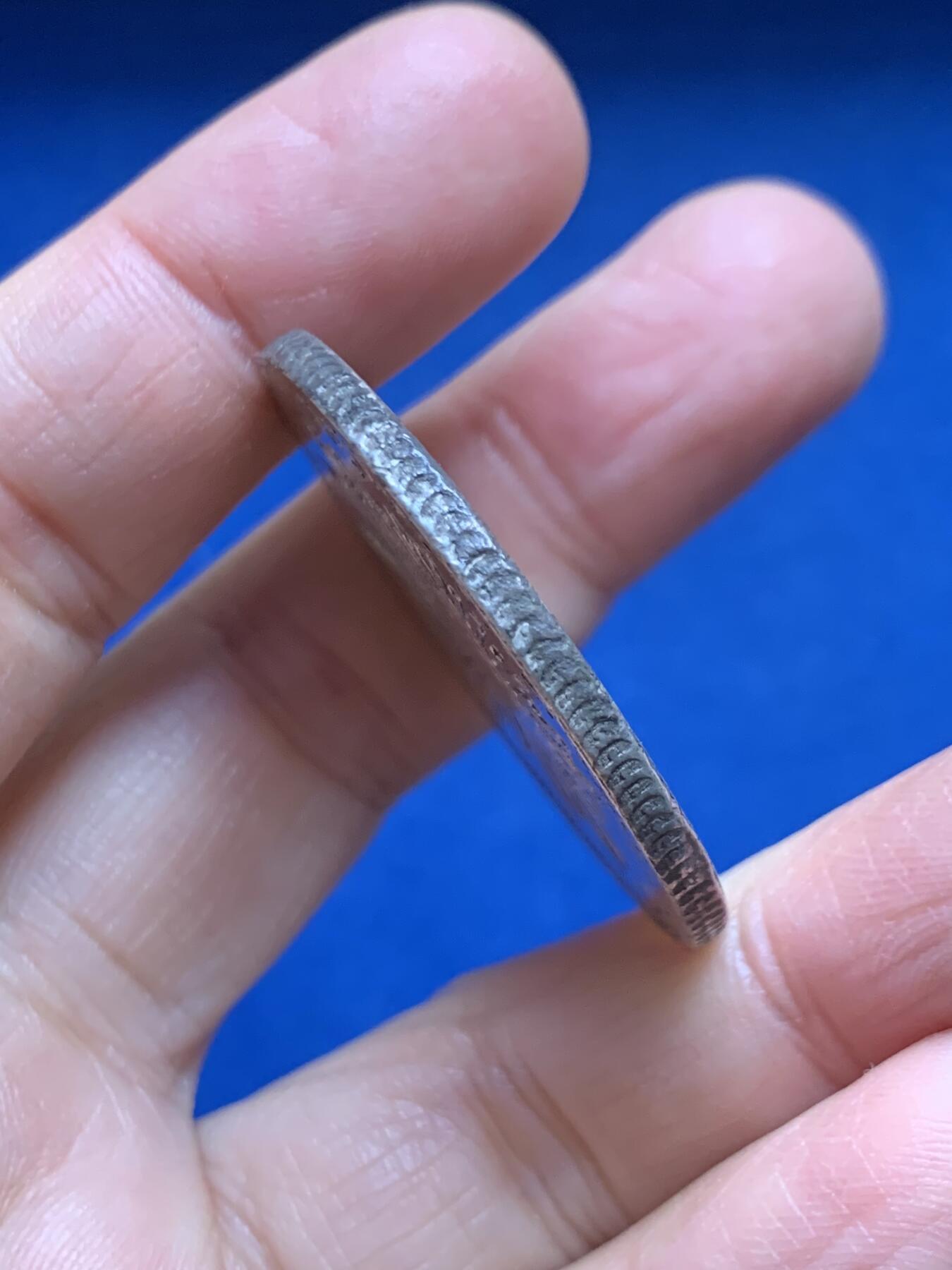 《竞宝斋》第455场 周日，周一 2场连拍 （全场包邮，欢迎送拍） 墨西哥1874年ZS厂8里亚尔鹰洋，带戳，具体品相见图