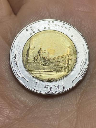 2026年第四场(总第一百七十三场）外国好品散币场(免佣金) - 意大利🇮🇹1987年500里拉