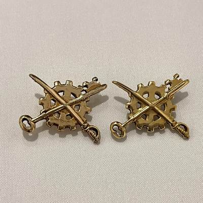 韵星假日拍卖第三十五期 -- Rimey Holidays Auction 34 - 【国军兵科领章】经理兵科领章一对