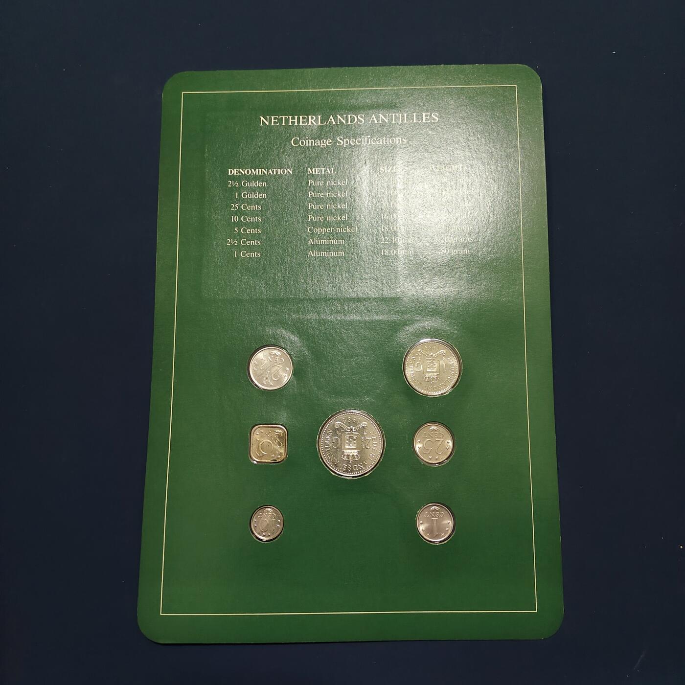 【全场包邮】纯粹捡漏拍492场【封装套币专场】-注意佣金 【富兰克林·世界各国硬币系列邮币卡】安德列斯群岛（荷兰属地）