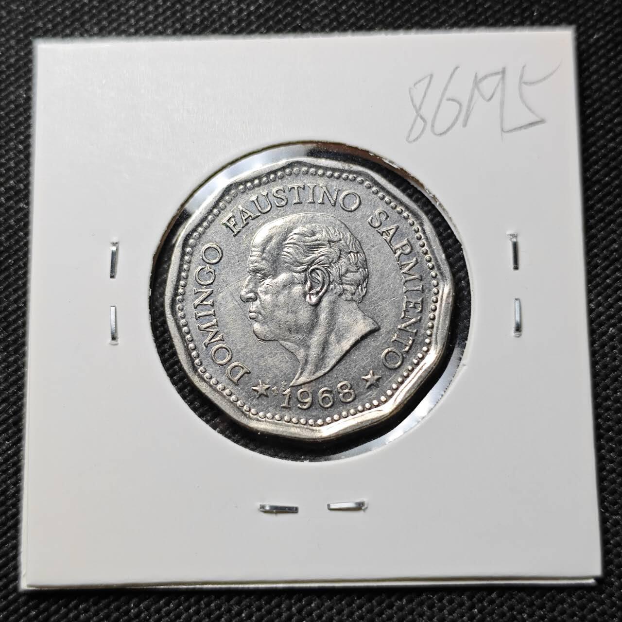 KK钱币收藏小铺  第386期  2月预留时间 周末发货  阿根廷25比索 不多见