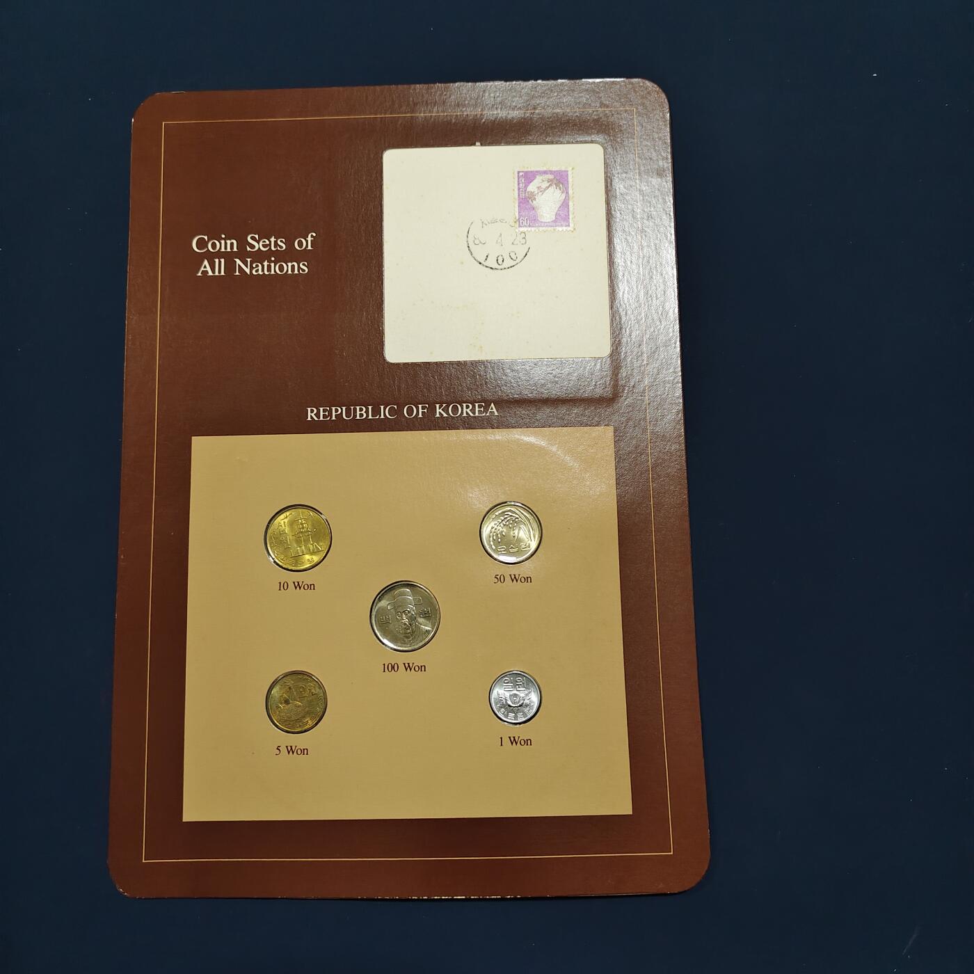 【全场包邮】纯粹捡漏拍492场【封装套币专场】-注意佣金 【富兰克林·世界各国硬币系列邮币卡】大韩民国