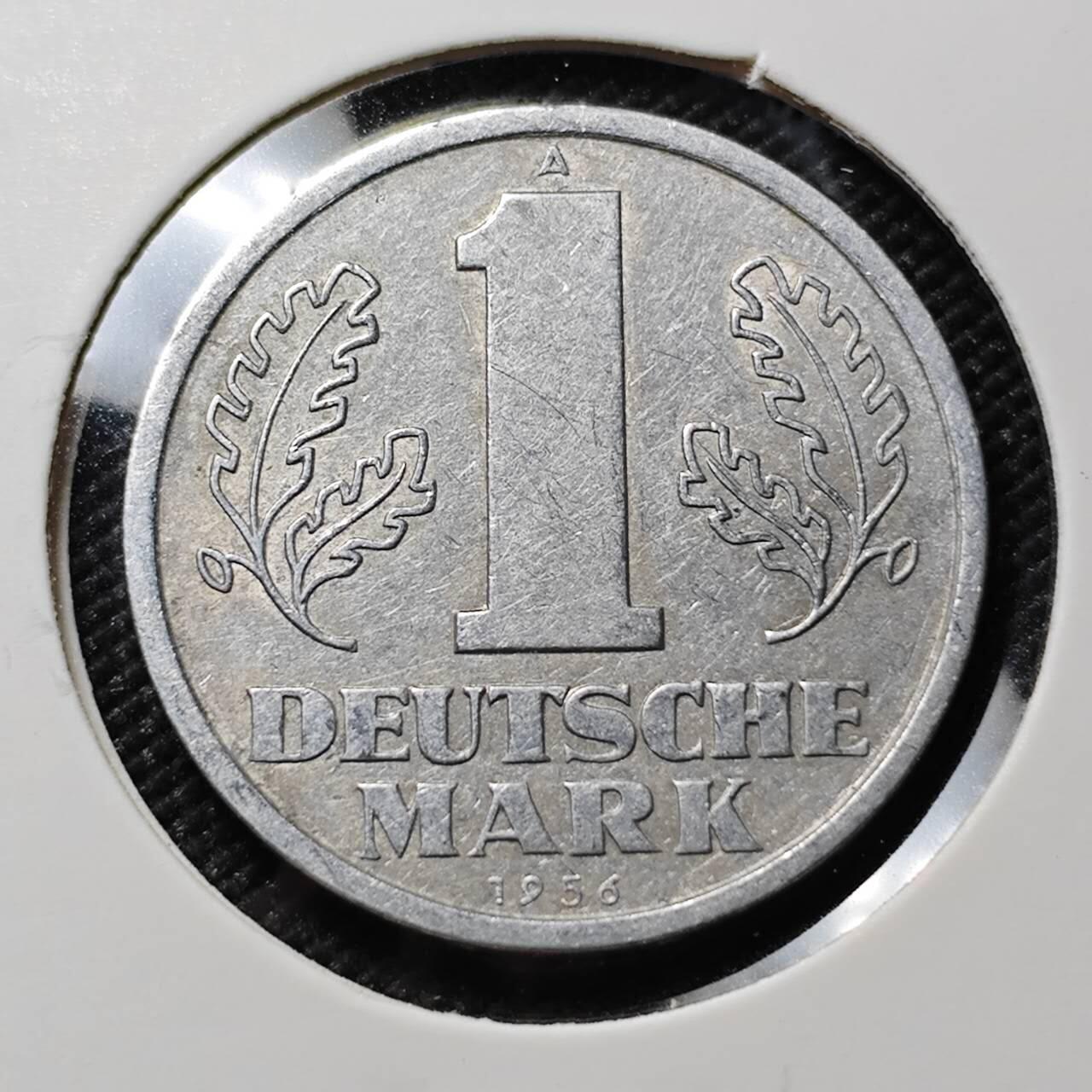 KK钱币收藏小铺  第386期  2月预留时间 周末发货  1956东德1马克