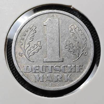 KK钱币收藏小铺  第386期  2月预留时间 周末发货 -  1956东德1马克